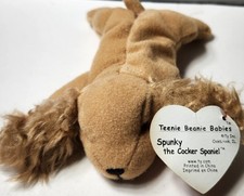 McDonald's Happy Meal Toy Ty Teeny Beanie Babies "Spunky" The Cocker Spaniel