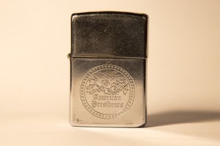 Briquet zippo American président Brillant chrome classique