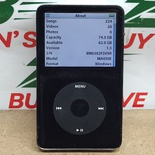 Apple iPod Classic 5th Generation A1136 Black 80GB - Tested iPod Only
