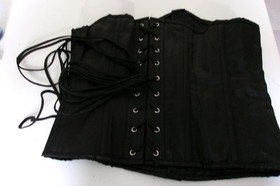 Daisy corsets under bust Corset and Stockings Size 2X Black