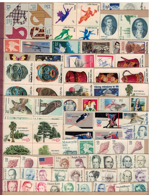 U. S Unused stamps   171-1