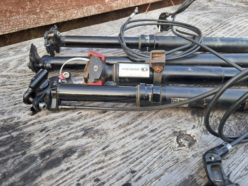 Rockshox Reverb Dropper Seatpost, Crank Brothers Kronolog, Bontrager. Job lot.