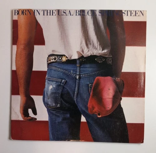 Bruce Springsteen - Born In The USA (Vinyl LP, 1984) with Lyric Inner Sleeve