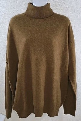 Vtg UCB United Colors of Benetton 48'' Chest Lambswool Turtleneck L/XL Sweater 