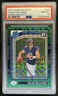 2024 Panini Donruss Optic Caleb Williams Green Velocity Rated Rookie #201 PSA 10