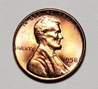 1958 D LINCOLN WHEAT PENNY UNC #P3140