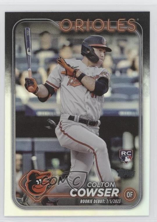 2024 Topps Update Rookie Debut Rainbow Foil Colton Cowser #US72 6u5