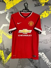 Manchester United Jersey Home Football Shirt 2014 2015 Red Nike Men Size S ig93