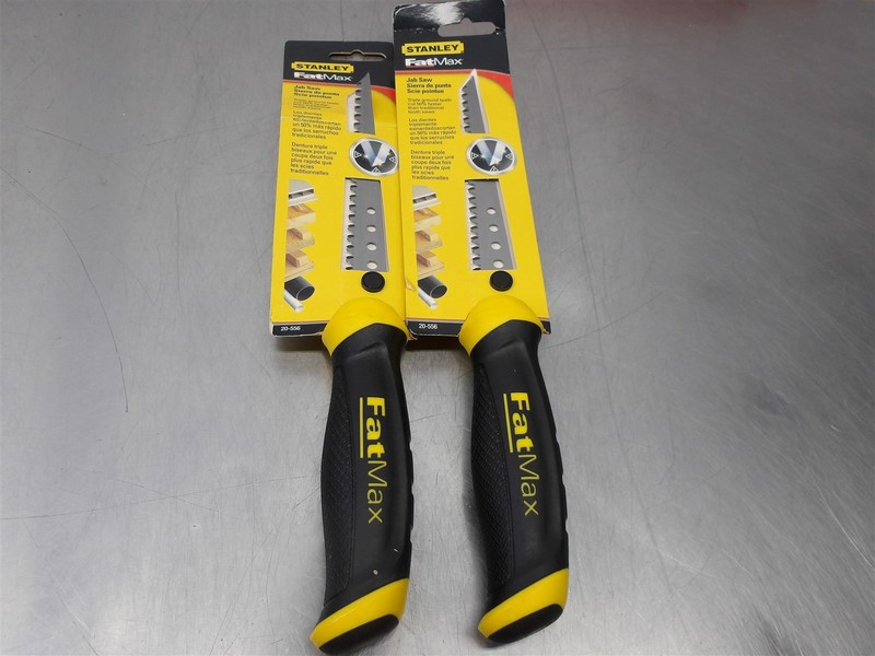 2 NEW! Stanley FatMax 6" HSS Jab Saws 20-556