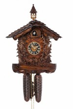 Cuckoo Clock Black Forest house HO 891-3 NEW