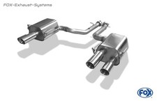  Edelstahl Duplex Sportauspuff Lexus RC F je 2x80mm doppelwandig abgeschrägt