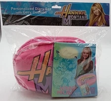 New Disney Channel Hannah Montana Personalized Diary Set & Cushion