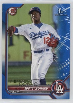2022 Bowman Prospects Blue Border 110/150 Eddys Leonard #BP-57 1i3m