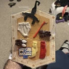 VINTAGE 1961 MATTEL GENUINE KEN FASHION PACK ACCESSORIES EXTRAS SHOES SOCKS TIE