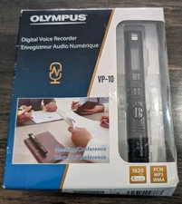 Olympus VP-10 Digital Voice Recorder 4GB PCM MP3 WMA - New in Open Box