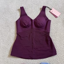 Canotta modellante HoneyLove LiftWear nuova con etichette coppe imbottite scollo a V fig medium