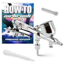 Dual-Action 9cc -Feed Airbrush Set w/MAC Valve - .2mm Nozzle