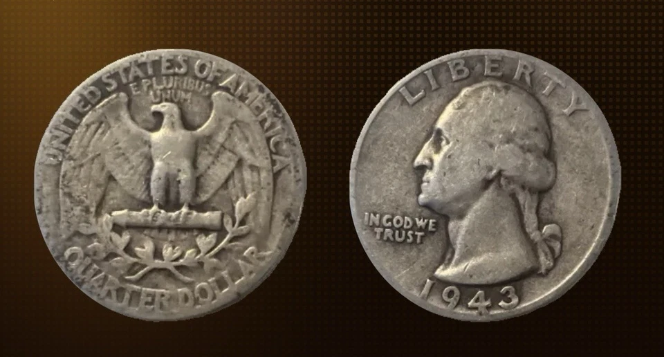 USA Washington Quarter • 1943 - Image 3 of 3
