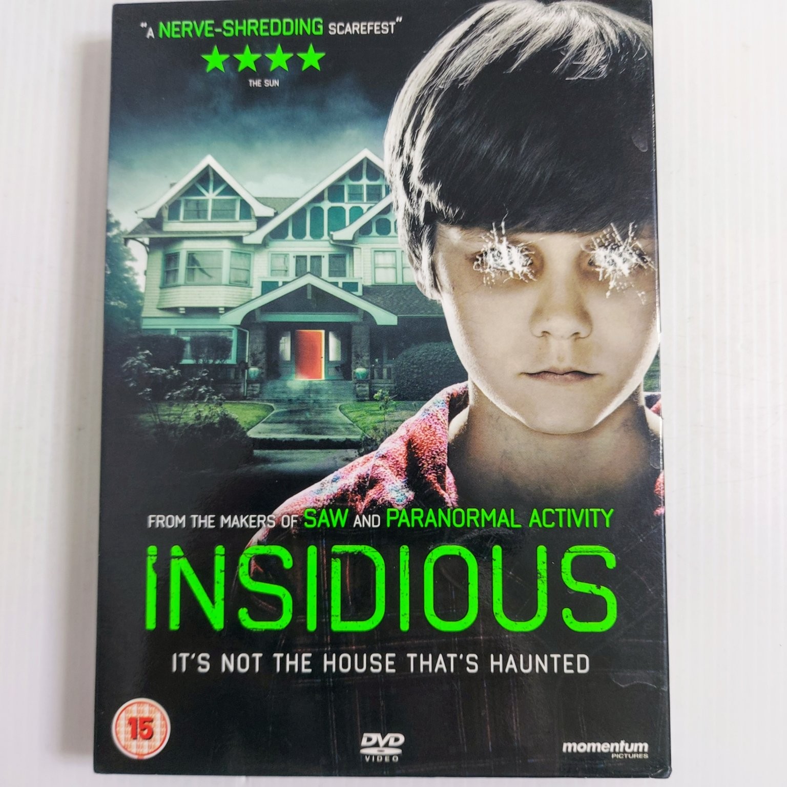 Insidious DVD 2011 Horror Slipcover Patrick Wilson, Rose Byrne, James Wan Film