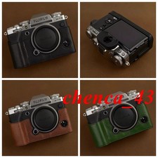 Genuine Leather Half Case for Fujifilm XT5 X-T5 Retro Camera Insert VR Handmade