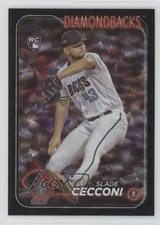 2024 Topps Series 2 Super Box Black Foil Slade Cecconi #649 0e2x