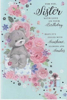 SIMON ELVIN SISTER BIRTHDAY CARD