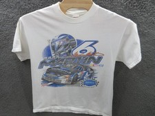 Vintage NASCAR Checkered Flag Sports MARK MARTIN No. 6 VIAGRA Men Large T-Shirt