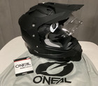 O'Neal Sierra II DUAL SPORT Helmet Matte Black Clear Visor Adult M 58cm Sierra 2