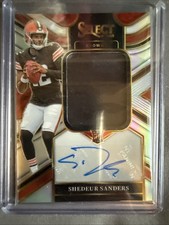 SHEDEUR SANDERS 2025 SELECT JUMBO RPA ROOKIE PATCH SILVER RC AUTO /249 Q6633