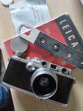 Leica II 35mm Film Rangefinder Camera With Summar 50mm f2 Lens -1934 + handbook 