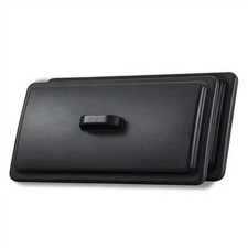 Two-Piece Plastic Mix Hopper Lid Compatible with Vevor Soft One Size, Black 
