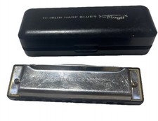 Stagg BHCB20 BHBC 20 Diatonic Howlin' Harp Blues Harmonica, Key of D With Case