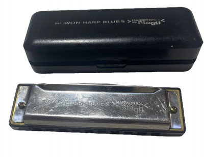 Stagg BHCB20 BHBC 20  Diatonic Howlin' Harp Blues Harmonica, Key of D With Case