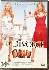 LE DIVORCE - Kate Hudson, Naomi Watts, Nick Nolte, Glenn Close - DVD