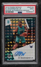 2019-20 Panini Mosaic Rookie Silver Prizm PJ Washington Jr PSA 9 MINT Auto ne1