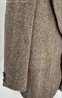 Stafford Men's Vintage 90s Herringbone Blazer Jacket Brown Wool Size M — photo 5