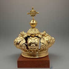 Corona imperiali legno Per statue sacre Arte scultura 8,2 Cm Madonna