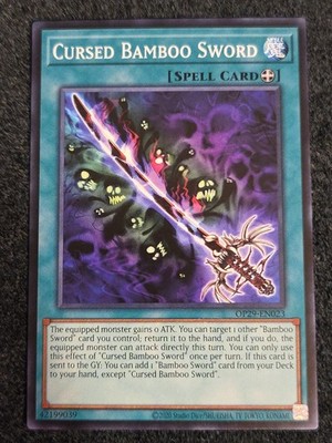 Yu-Gi-Oh! Cursed Bamboo Sword OP29-EN023 Common Unlimited Near Mint