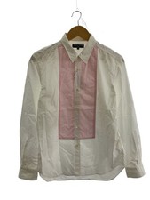 COMME des GARCONS HOMME 00S Stripe Switch Archive Long Sleeve Shirt S Cotton WHT