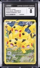 2016 POKEMON GENERATIONS RADIANT COLL - HOLO #RC29/RC32 PIKACHU CGC 8