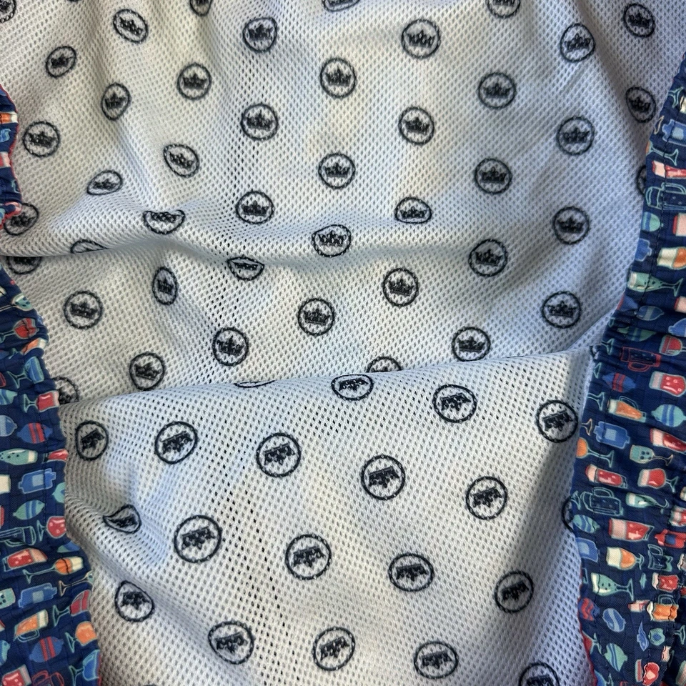 Peter Millar Swim Trunks XL 7” Seaside Collection Stormy Rum Cocktail Drinks - Image 3 of 4