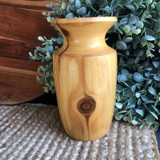 Hand Turned Handcrafted Wood Bud Vase 7 Home Decor