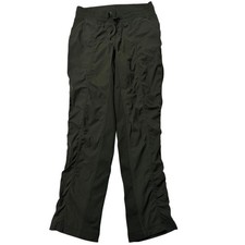 Lululemon Women's Size 6 Dance Studio Mid-Rise Crop Pant Green Athleisure