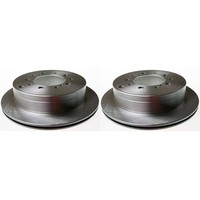 2X Denckermann Bremsscheiben 345Mm BelÜFtet Hinten Passend FüR Toyota Land | B13