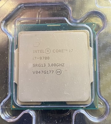 Intel Core i7-9700 3.0 GHz Octo-Core (SRG13) Processor - TESTED