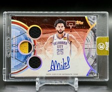 2025-26 Topps Three - Veteran 3 Patch Auto Ajay Mitchell #V3A-AM Game Worn /49