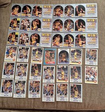 Los Angeles Lakers 1990-91 NBA Hoops Taco Bell 81 Various Cards, Promotion Magic