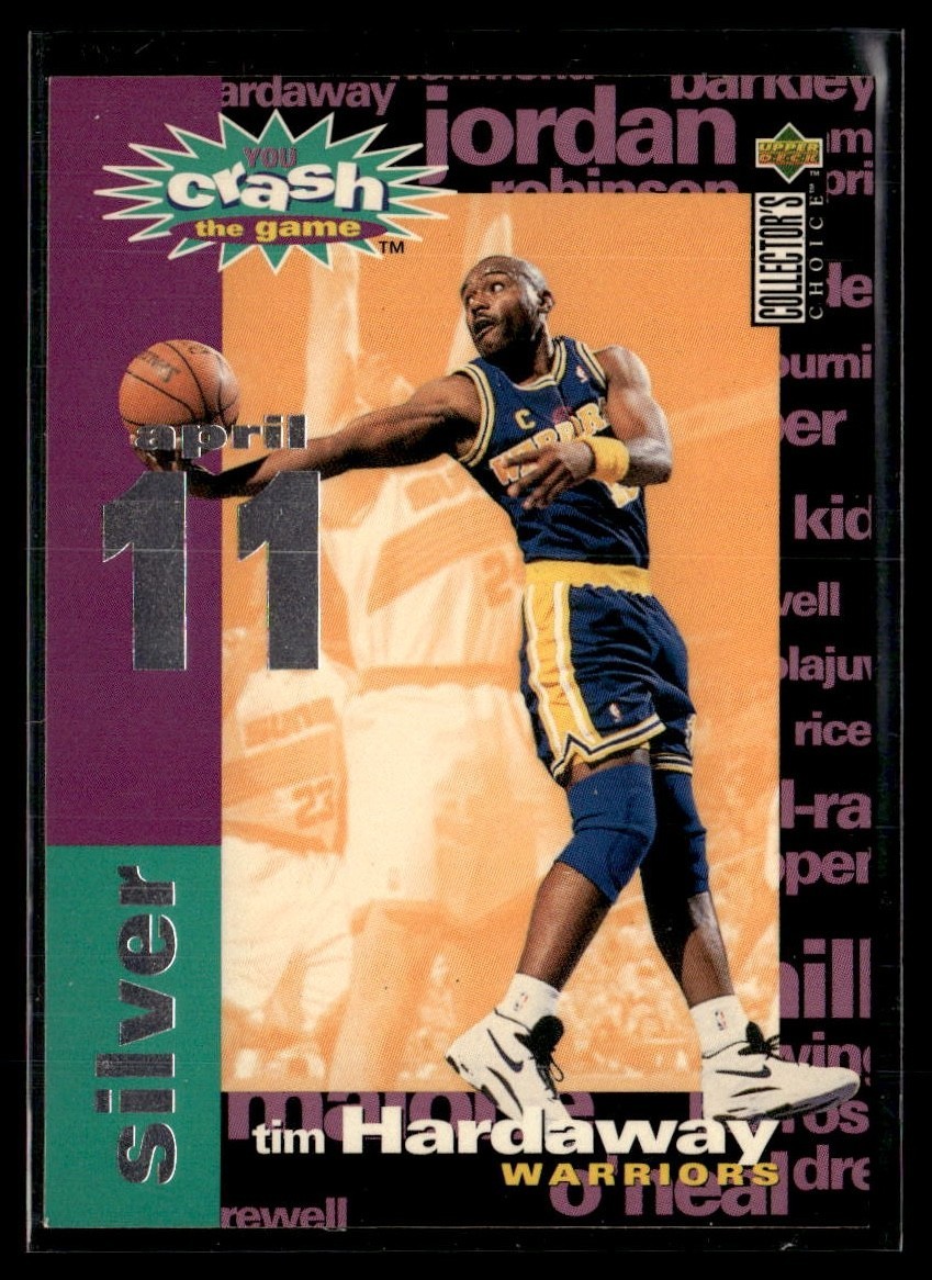 1995-96 UD Collector's Choice Tim Hardaway You Crash the Game #C2 Warriors