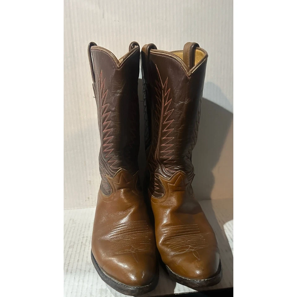 Botas Tony Lama Vintage Anos 80 Vintage Feminino tamanho 460 EUA 6 D Black Label RARO - Imagem 3 de 4