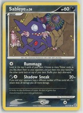 Sableye 63/132 Uncommon Secret Wonders Pokemon Moderately Played